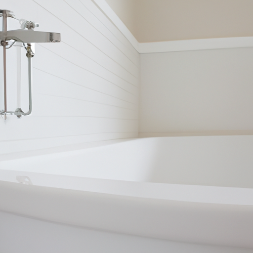 תמונה המתארת שיפוץ חדר אמבטיה מלוטש ומינימליסטי עם גווני צבע ניטרליים וקווים נקיים.