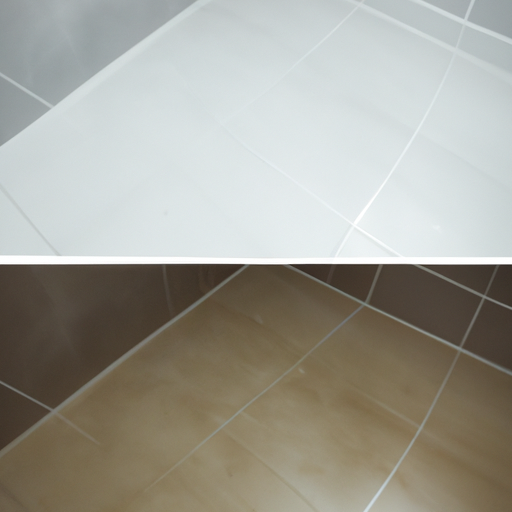 תמונה המתארת את אפקט לפני ואחרי של ציפוי חדר אמבטיה מתוחזק היטב